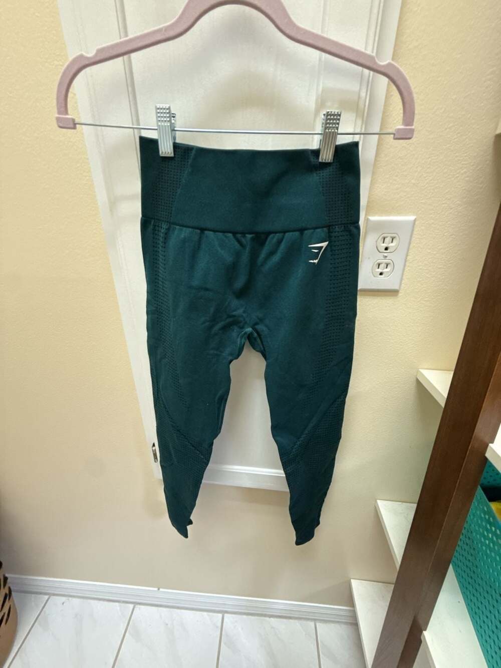 Gymshark Vital Seamless High-Waisted Leggings in Deep Teal